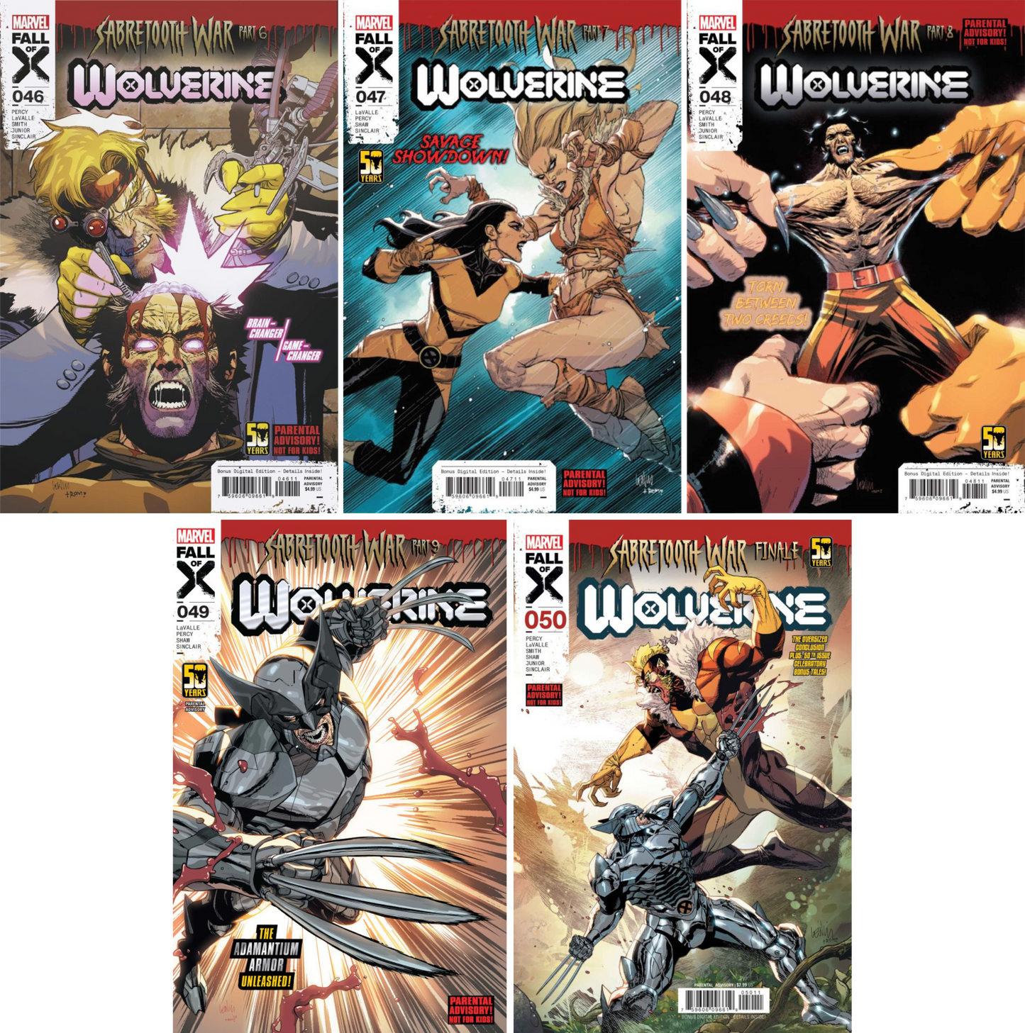 Wolverine (2020) #46 - #50 CF COLL Cvr A