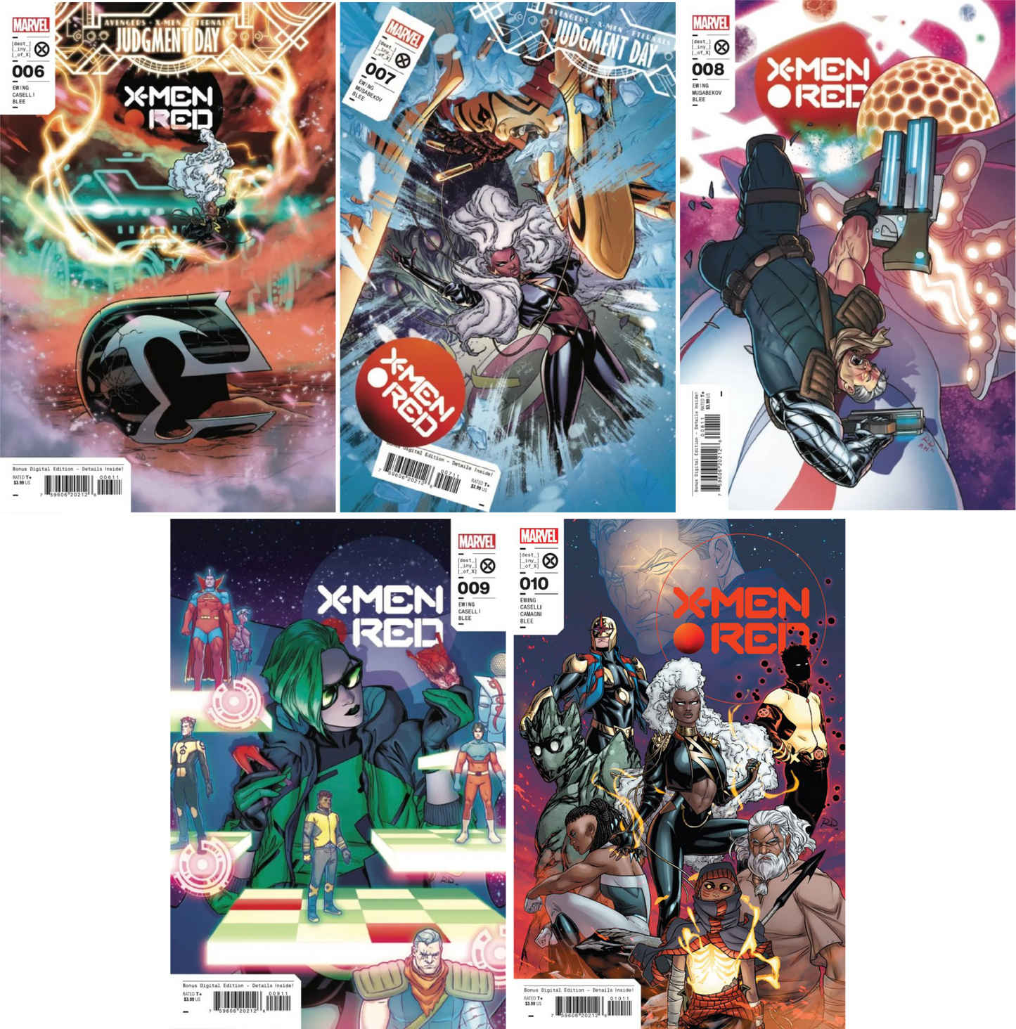 X-Men Red (2022) #6 - #10 CF COLL Cvr A