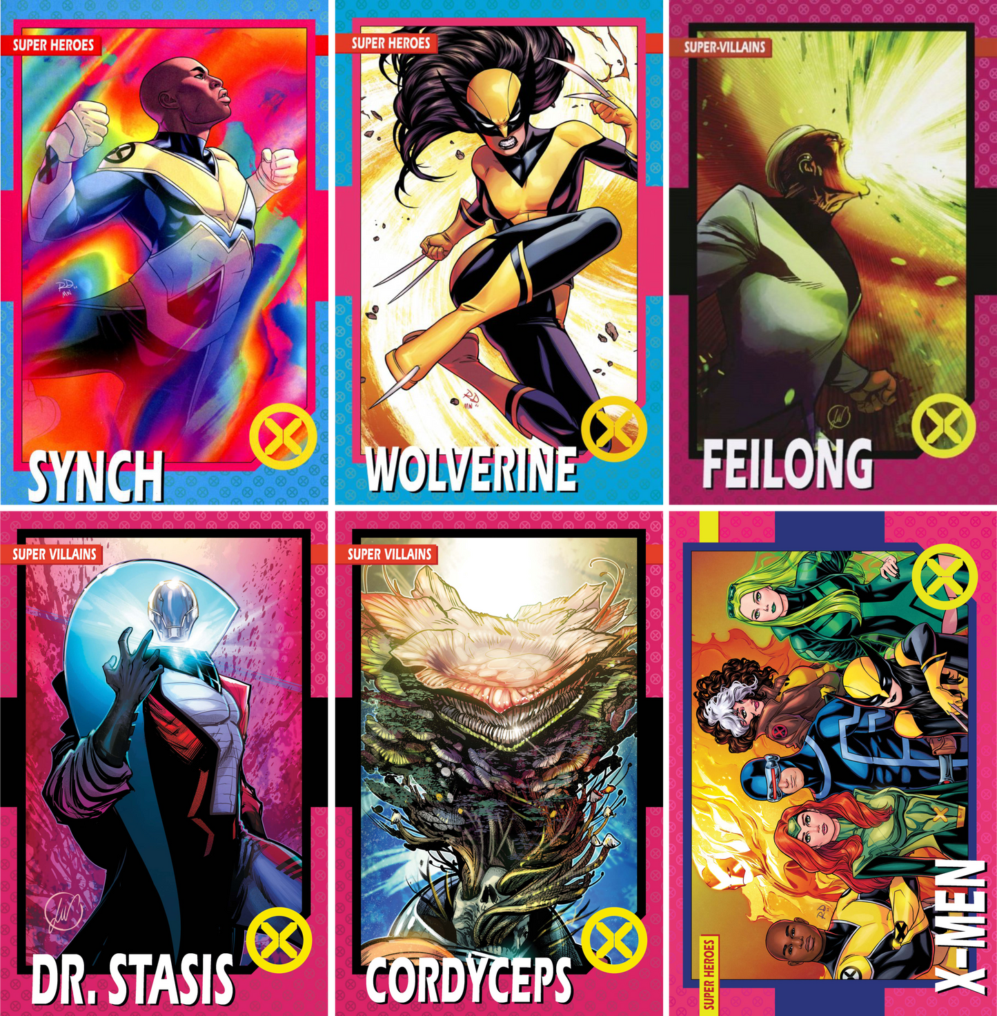 X-Men (2021) #7 - #12 CF COLL Trading Card Vars