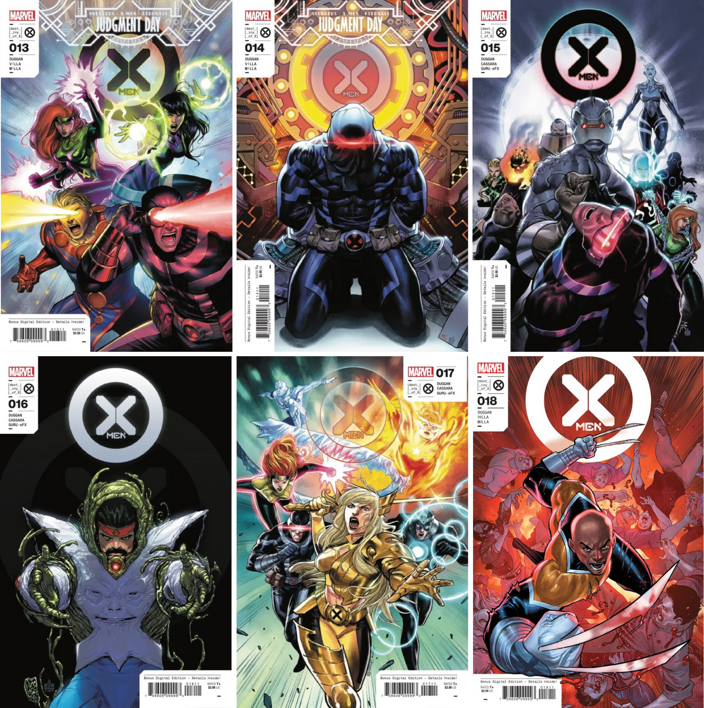 X-Men (2021) #13 - #18 CF COLL Cvr A