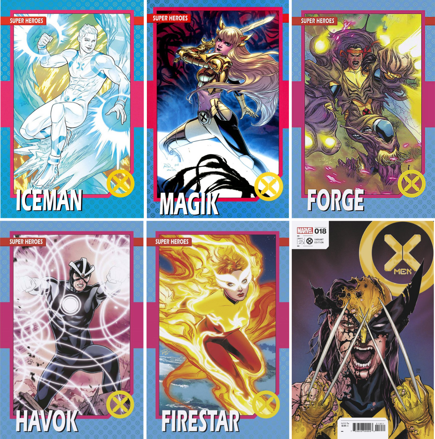 X-Men (2021) #13 - #18 CF COLL Var Cvrs