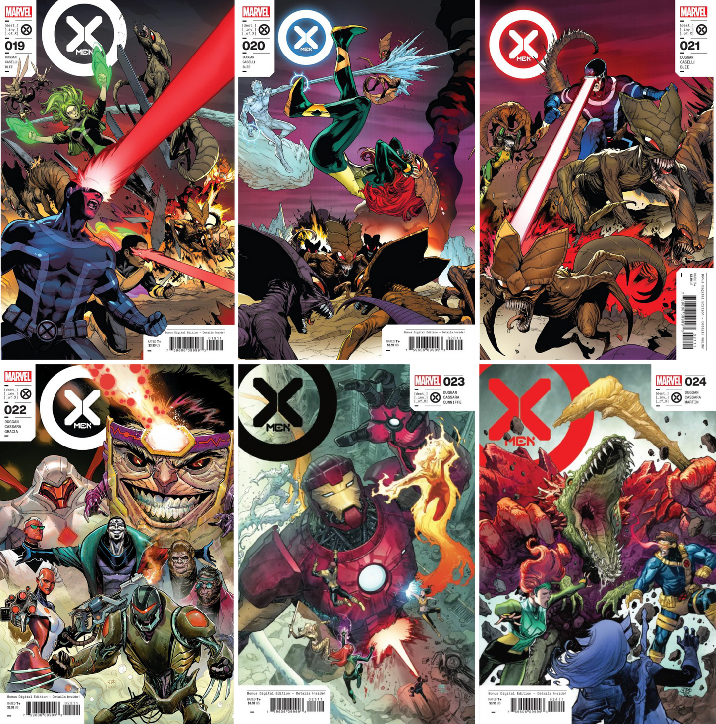 X-Men (2021) #19 - #24 CF COLL Cvr A