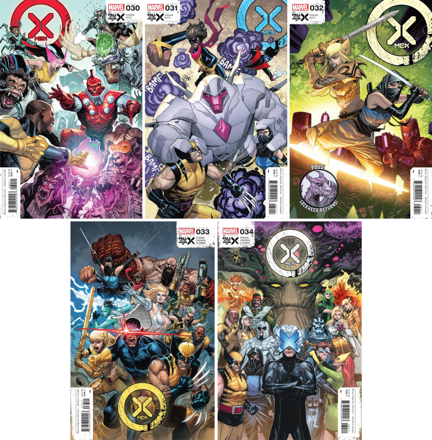 X-Men (2021) #30 - #34 CF COLL Cvr A