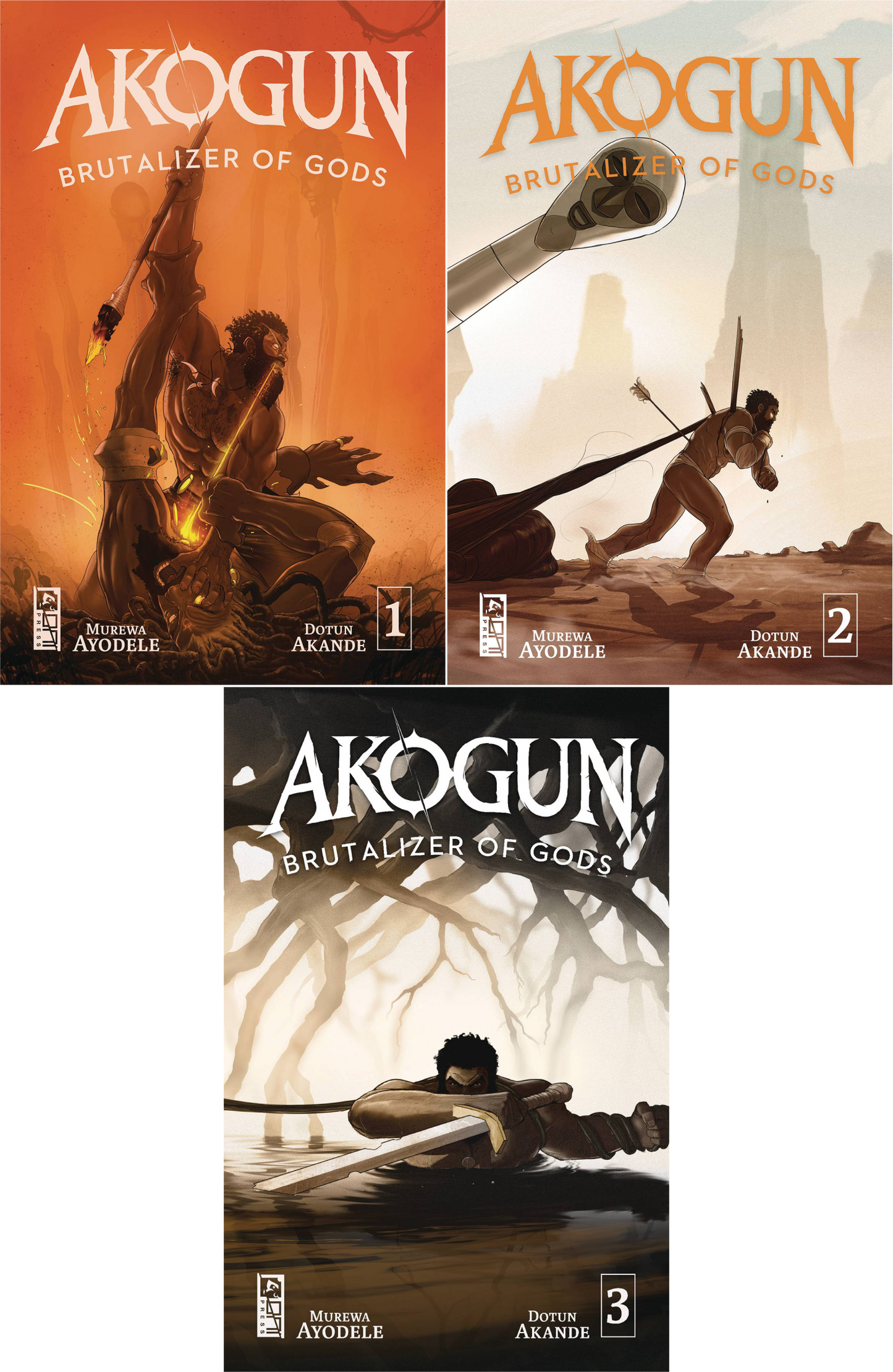 Akogun Brutalizer Of Gods #1 - #3 (Of 3) CF COLL Cvr A