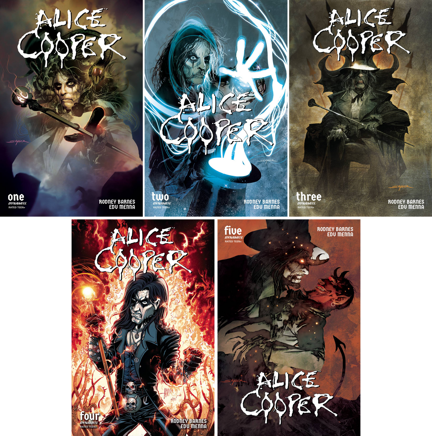 Alice Cooper #1 - #5 (Of 5) CF COLL Mix Cvrs