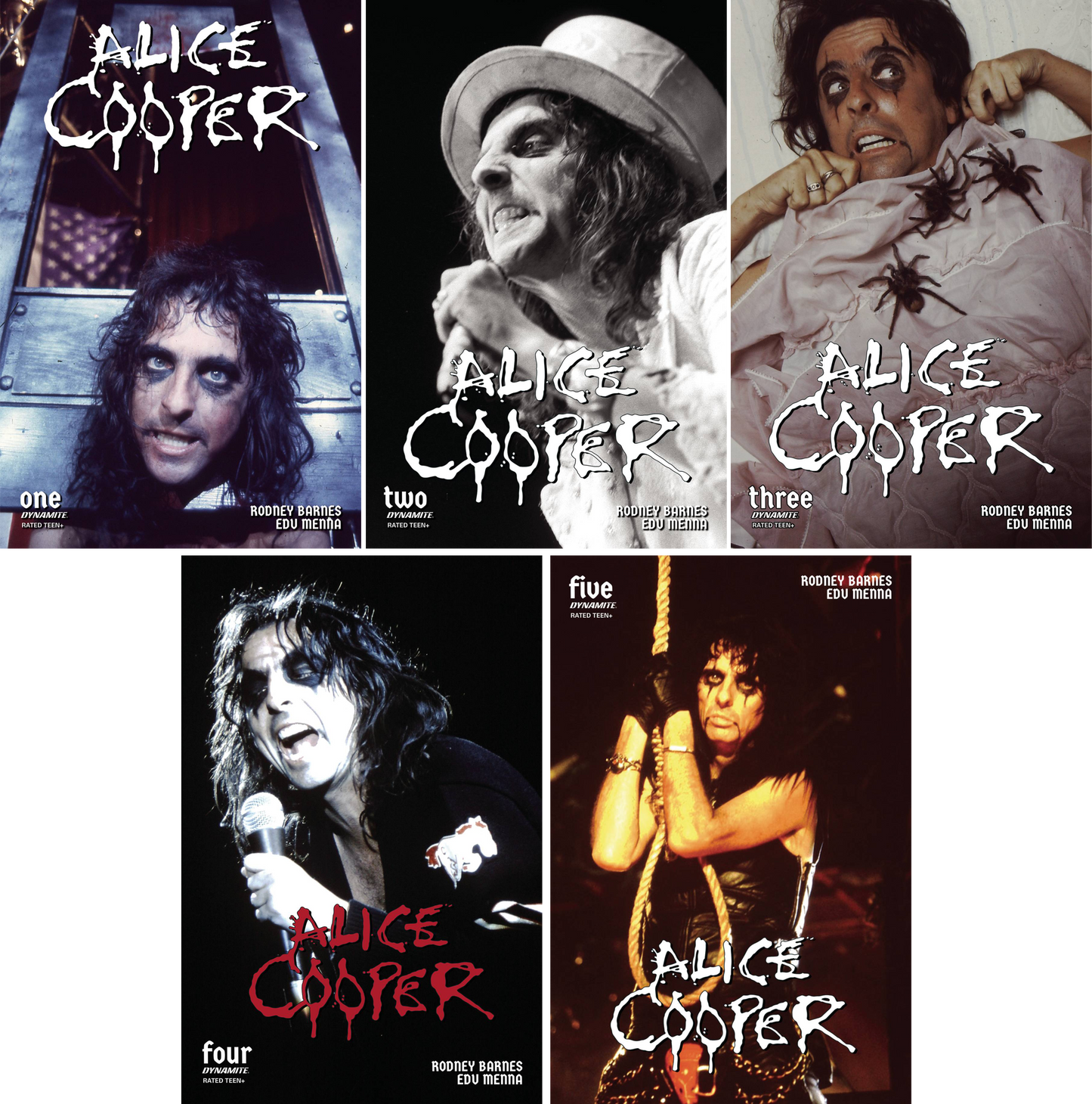 Alice Cooper #1 - #5 (Of 5) CF COLL Photo Cvrs