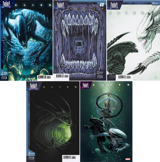 Alien (2024): Descendant #1 - #4 + Annual (2023) #1 CF COLL Variant Cvr