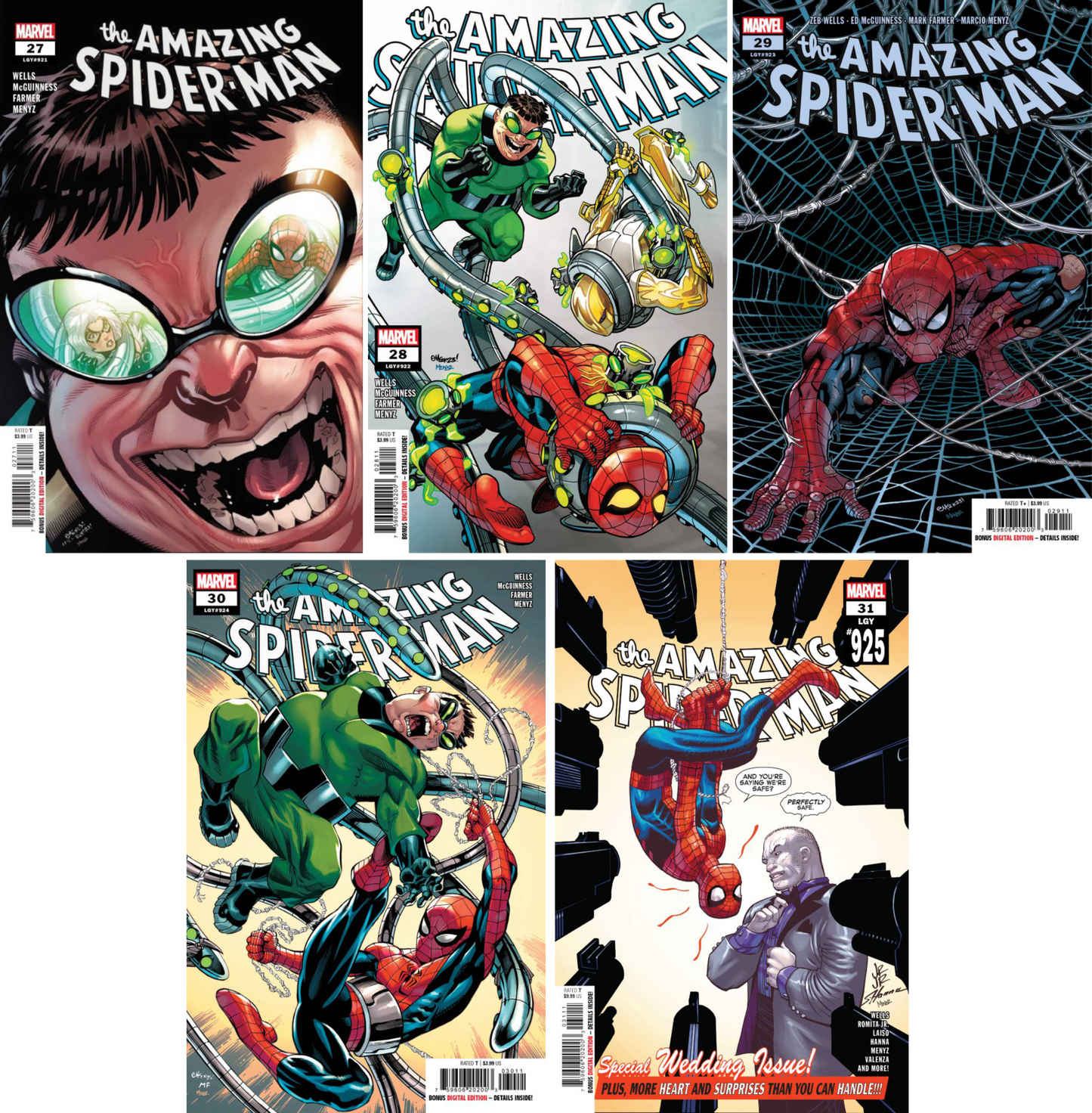 Amazing Spider-Man (2022) #27- #31 CF COLL Cvr A