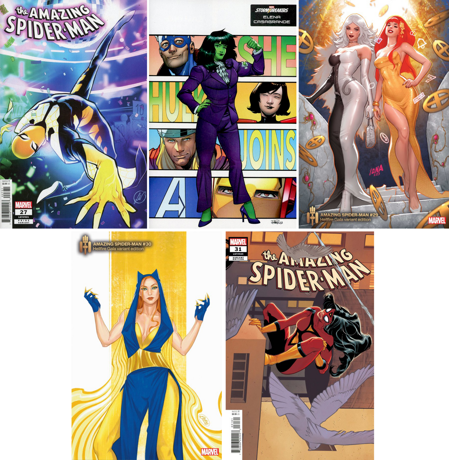 Amazing Spider-Man (2022) #27- #31 CF COLL Var Cvrs