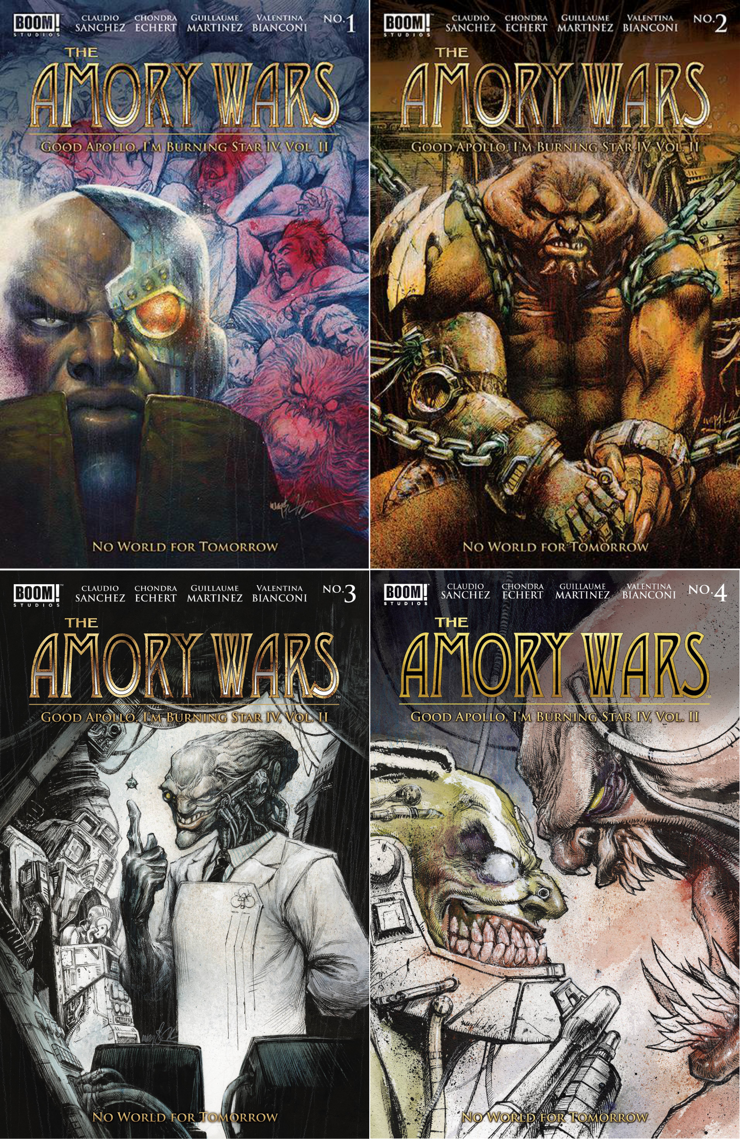 Amory Wars: Good Apollo, I'm Burning Star IV, Vol II - No World For Tomorrow #1 - #4 CF COLL Cvr B
