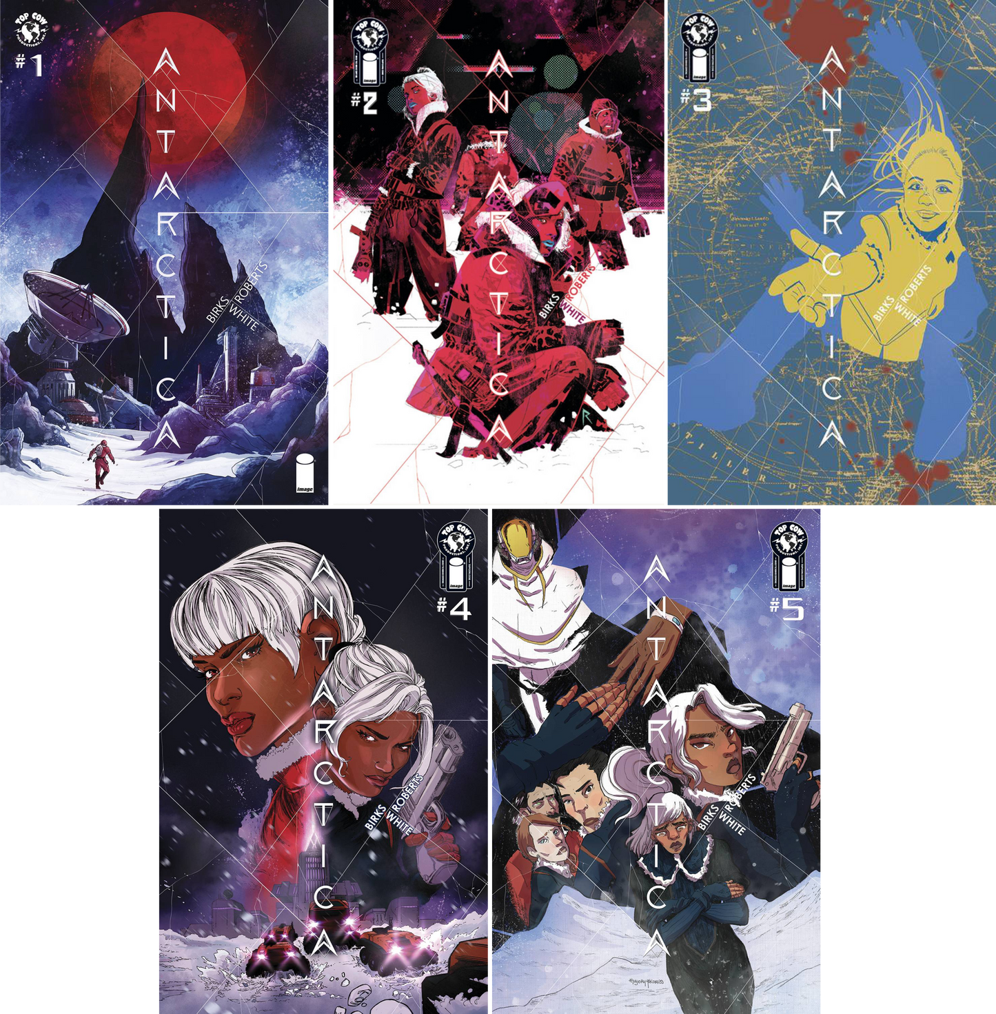 Antarctica #1 - #5 CF COLL Cvr B