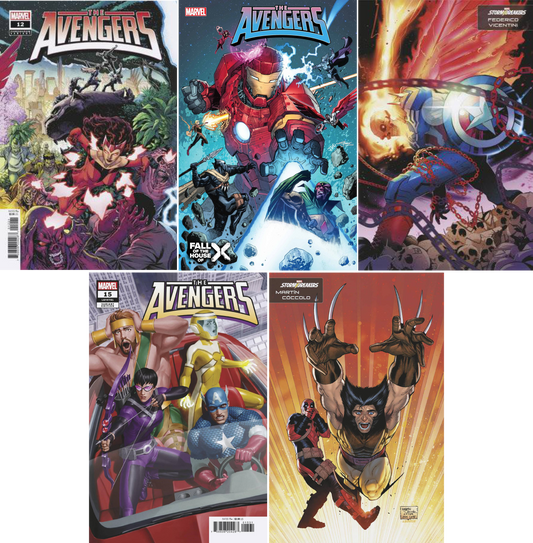 Avengers (2023) #12 - #16 CF COLL Mix Cvrs