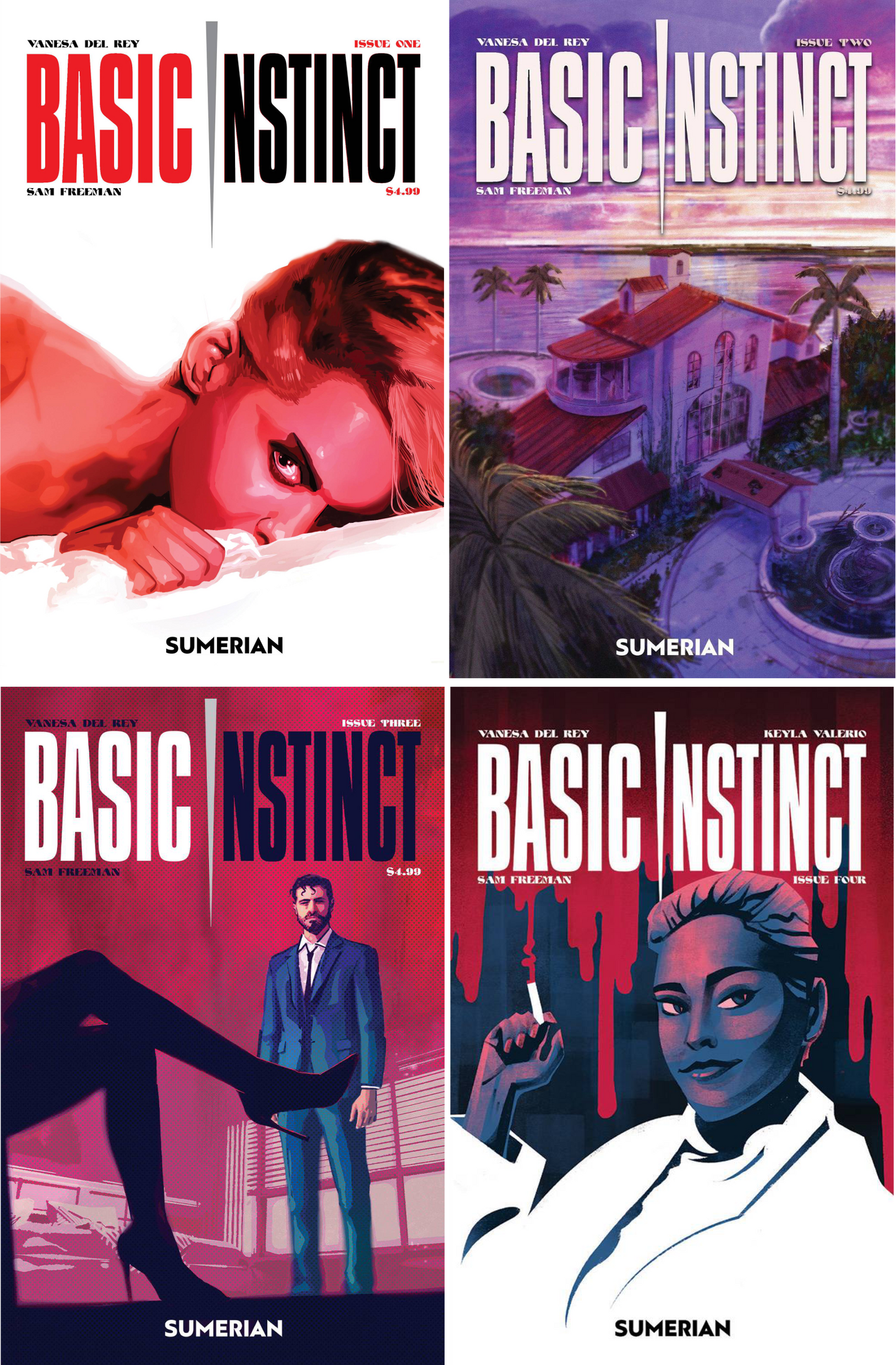 Basic Instinct #1 - #4 (Of 4) CF COLL Mix Cvr