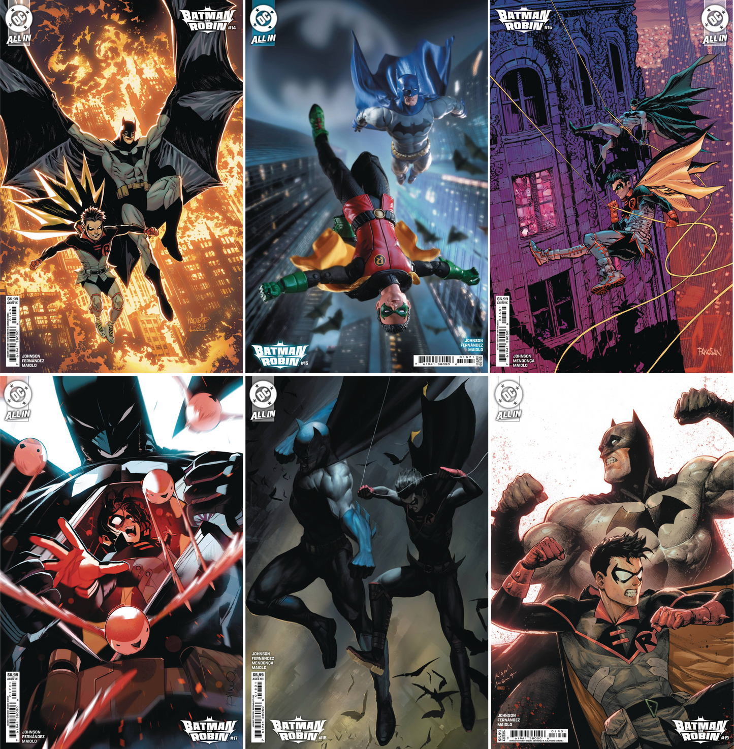Batman and Robin (2023) #14 - #19 CF COLL Mix Cvrs