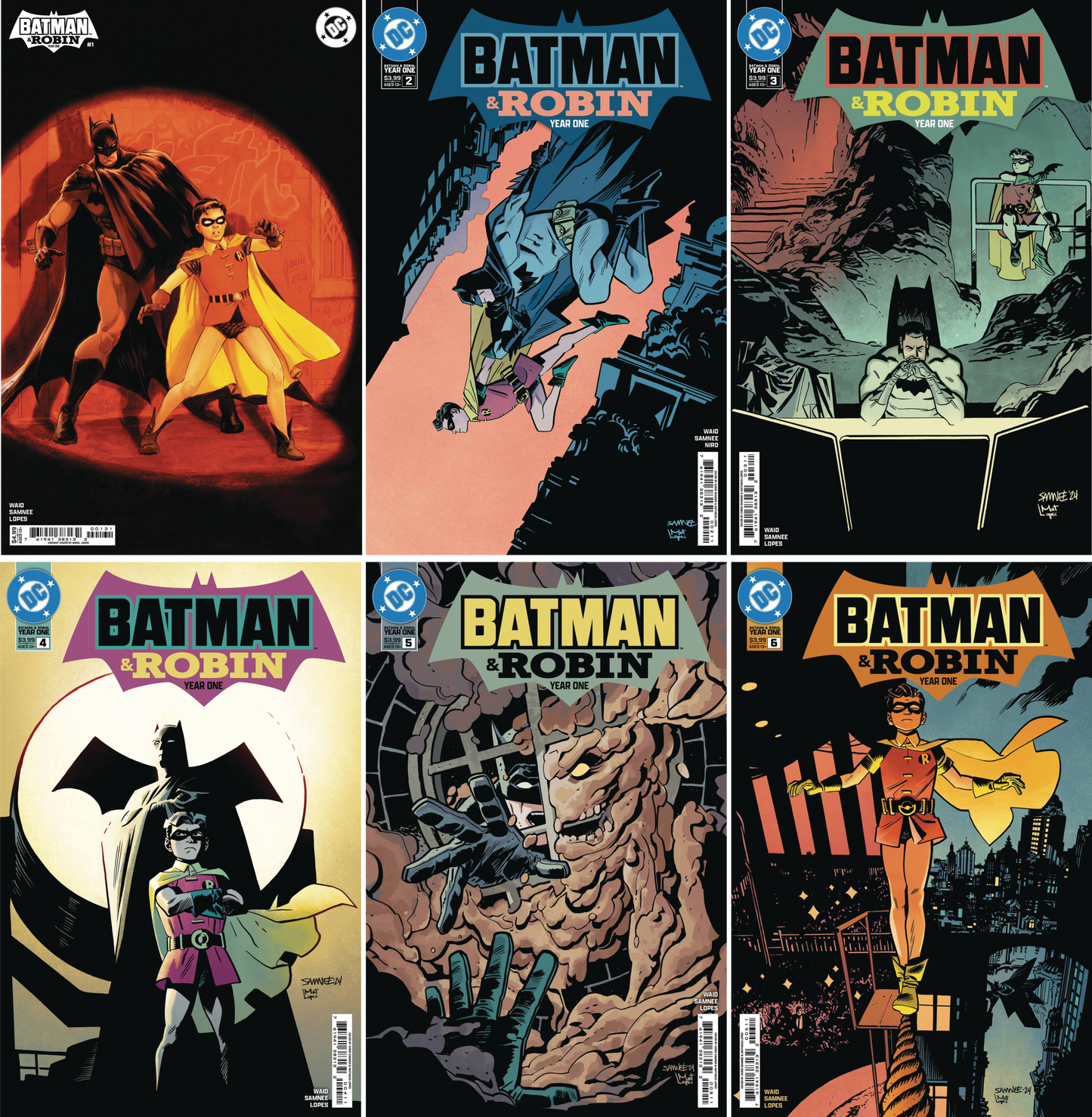 Batman & Robin: Year One #1 - #6 CF COLL Mix Cvr