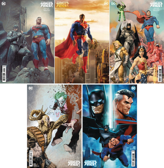Batman Superman Worlds Finest (2022) #20 - #24 CF COLL Var Cvr
