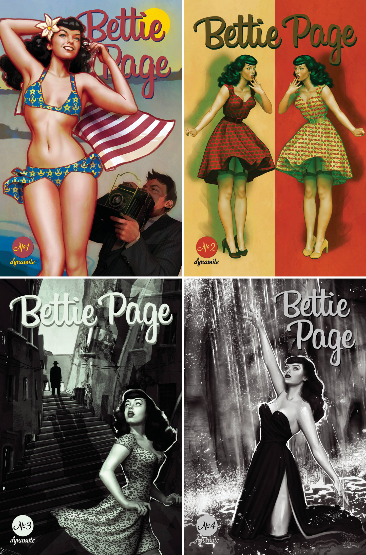 Bettie Page (2023) #1 - #4 (Of 4) CF COLL Cvr C Rebeca Puebla Var