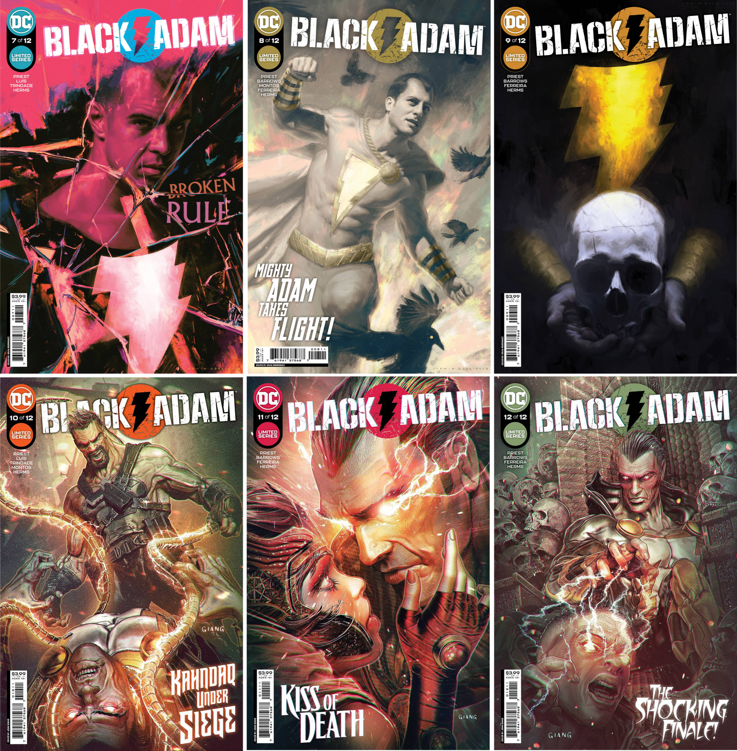Black Adam #7 - #12 CF COLL Cvr A