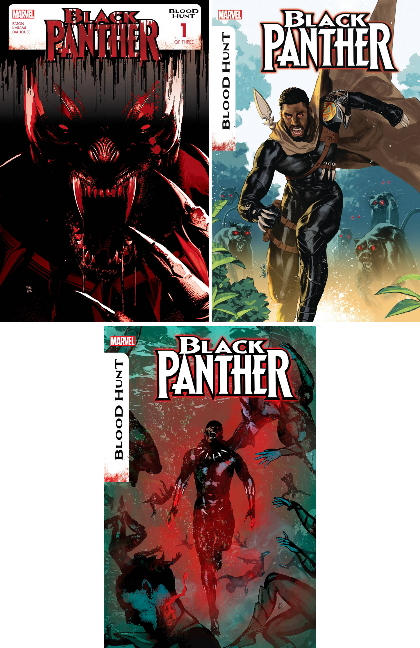 Black Panther Blood Hunt #1 -#3 (Of 3) CF COLL Mix Cvr
