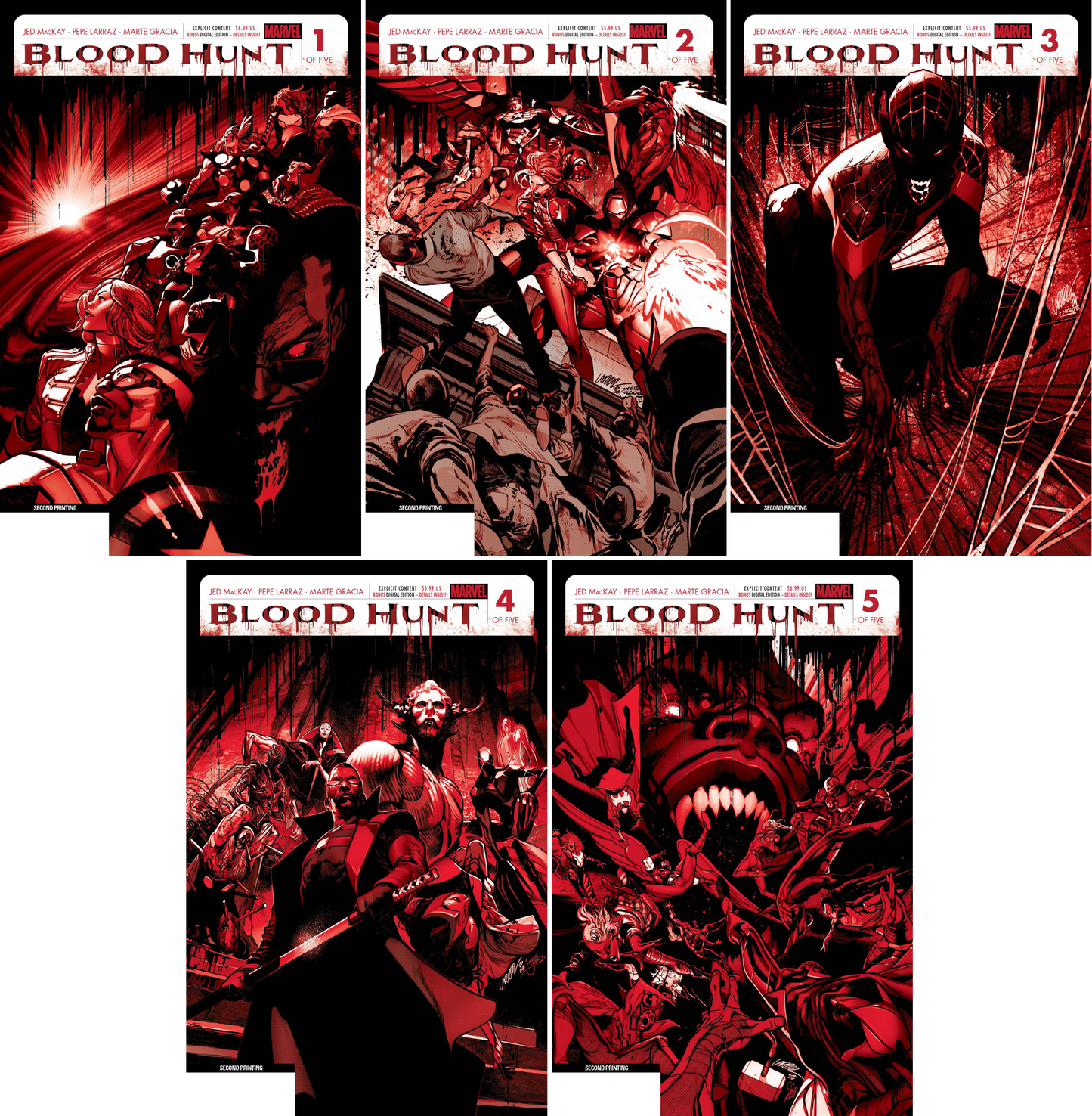 Blood Hunt (Red Band) #1 - #5 (Of 5) CF COLL 2nd Prt