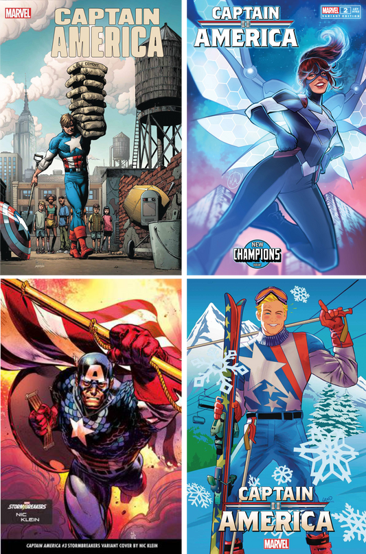 Captain America (2023) #1 - #4 CF COLL Var Cvrs