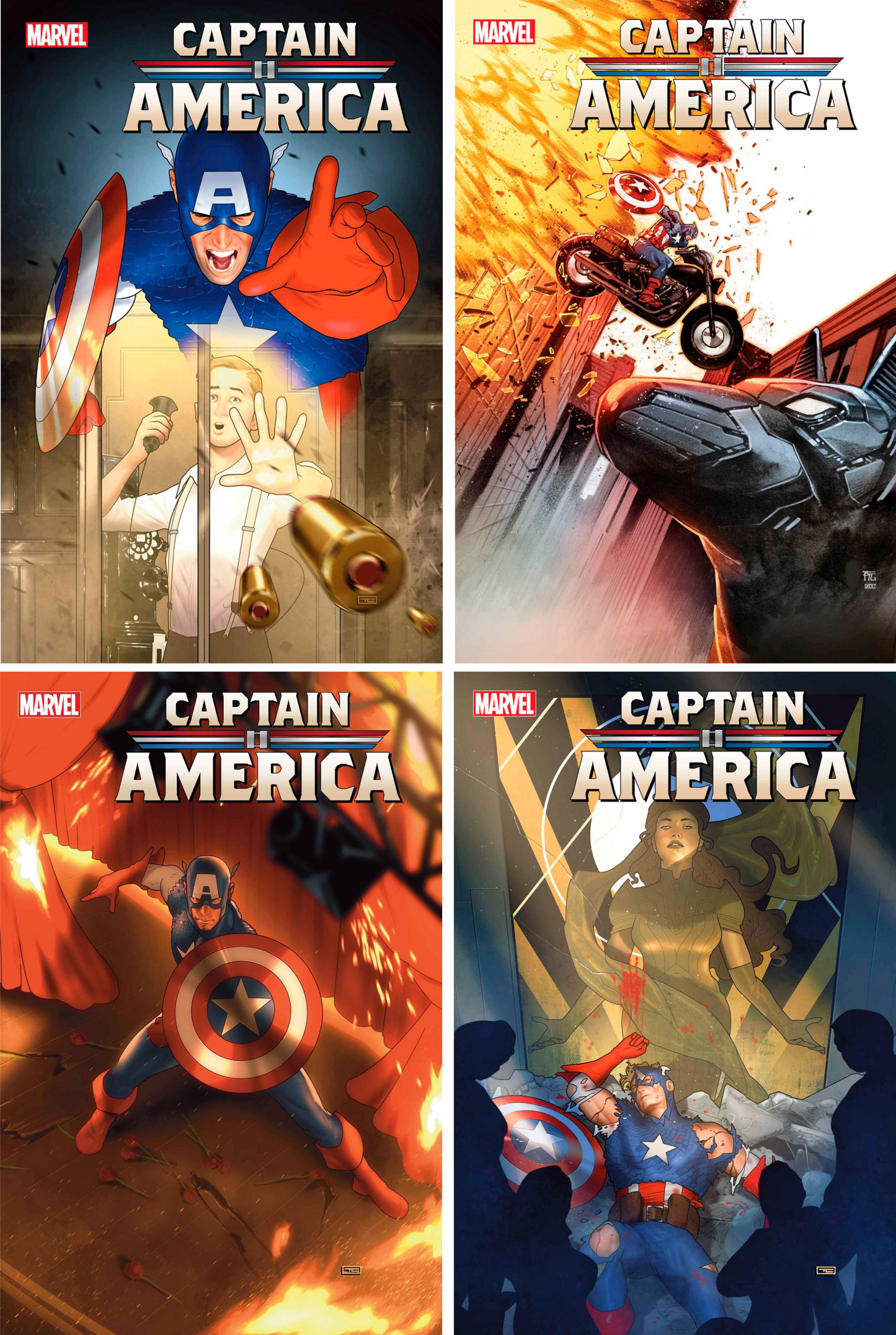 Captain America (2023) #5 - #8 CF COLL Mix Cvrs