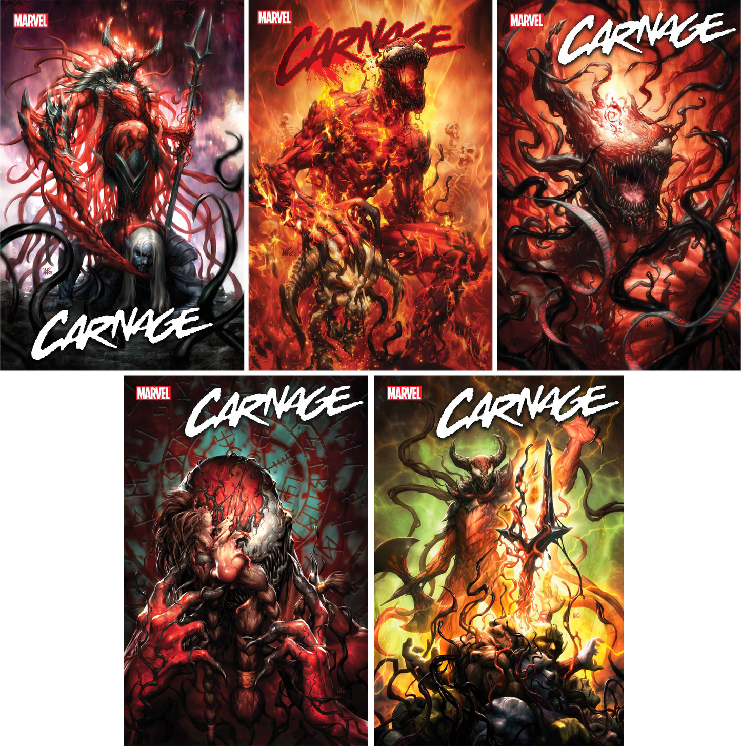 Carnage (2022) #6 - #10 CF COLL Cvr A
