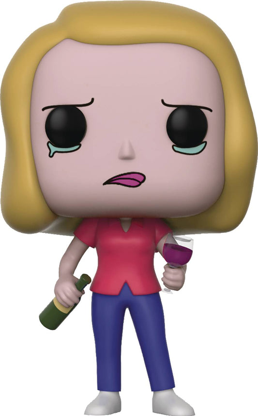 Pop Rick & Morty Beth With Wine Glass Vinyl Fig (301)