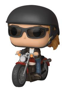 Pop Rides Captain Marvel Carol Danvers On Motorcycle Vinyl Fig (57)