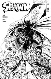 Spawn #314 Cvr E Capullo & Mcfarlane B&W