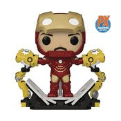 Pop Iron Man 2 Iron Man Mkiv W/Gantry Px Excl Glow In The Dark Dlx Vinyl Fig (905)