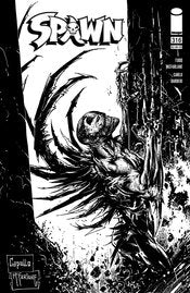 Spawn #316 Cvr D Capullo & Mcfarlane B&W