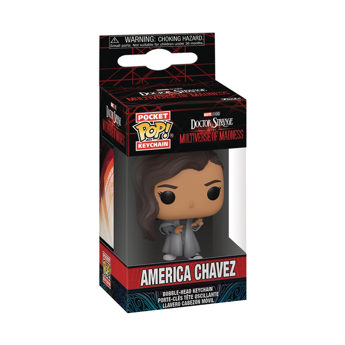 Pocket Pop Doctor Strange Mm America Chavez In Robe Keychain