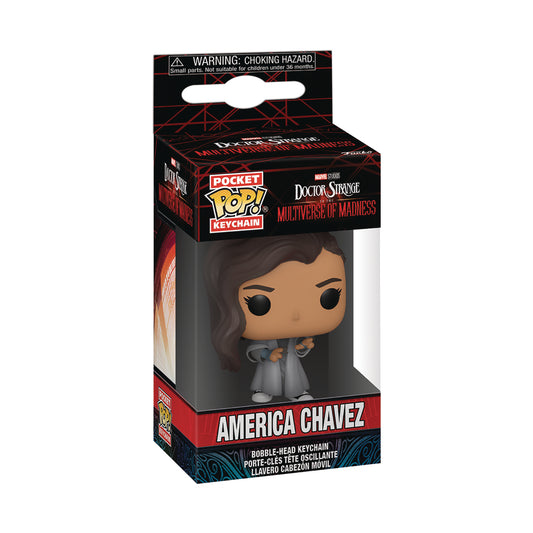 Pocket Pop Doctor Strange Mm America Chavez In Robe Keychain