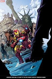 Invincible Iron Man (2022) #3 Manna Planet Of The Apes Var