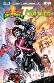 Mighty Morphin Power Rangers Teenage Mutant Ninja Turtles Ii #4 (Of 5) Cvr B Eastman & Williams Ii