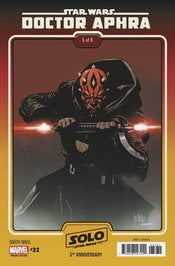 Star Wars Doctor Aphra (2020) #32 Yu Darth Maul Solo 5th Ann Movie Var