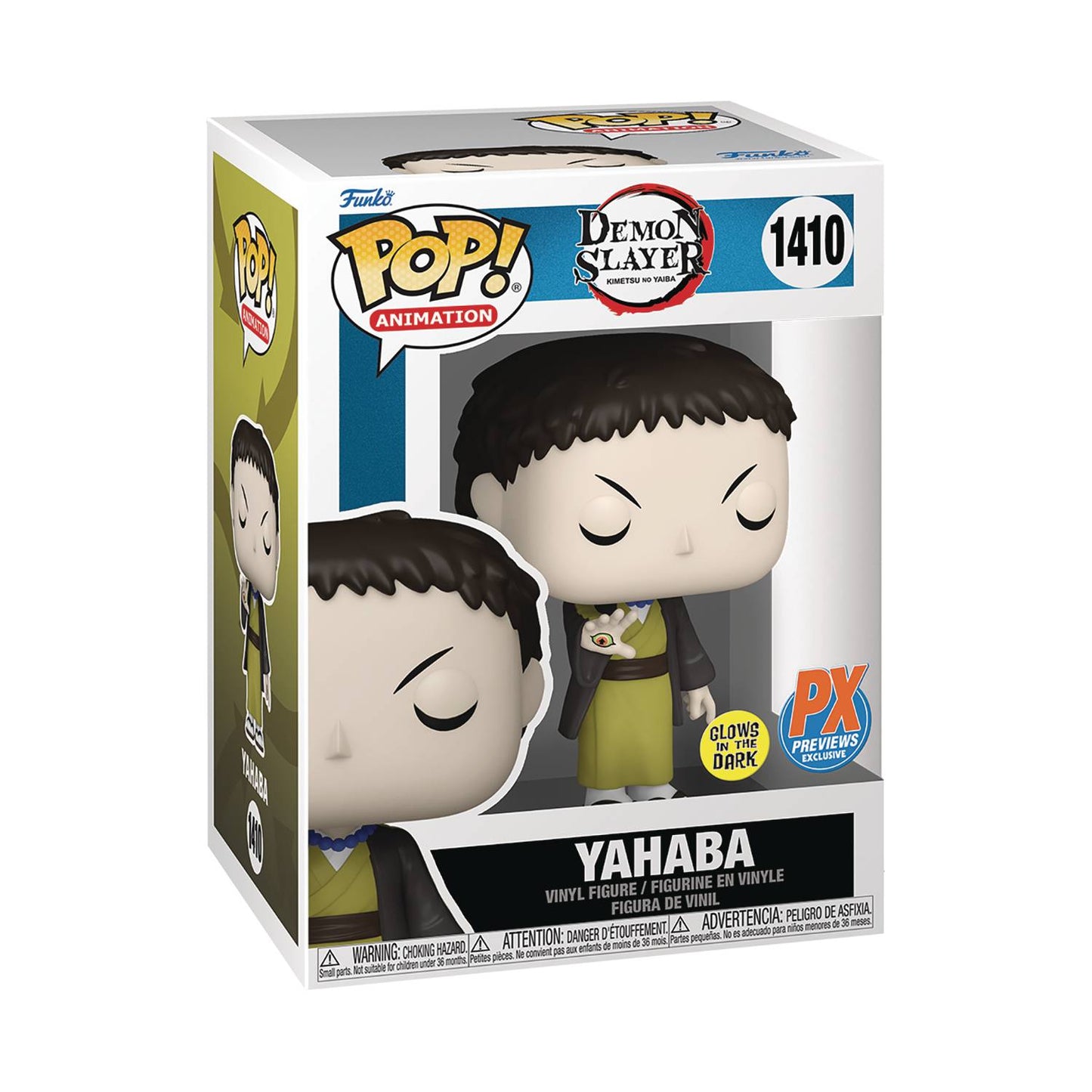Pop Anime Demon Slayer Yahaba Glow In The Dark Px Excl Vinyl Fig (1410)