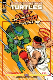 Teenage Mutant Ninja Turtles Vs Street Fighter #1 (Of 5) Cvr C Reilly