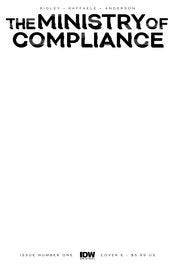Ministry Of Compliance #1 Cvr E Blank