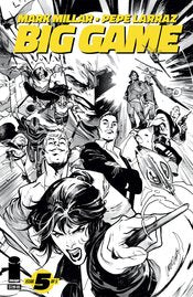 Big Game #5 (Of 5) Cvr B Larraz B&W (Mr)