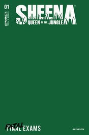 Sheena Queen Of Jungle: Fatal Exams #1 Cvr O Foc Green Blank Authentix