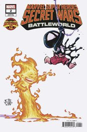 Marvel Super Heroes Secret Wars Battleworld #2 Skottie Young Var