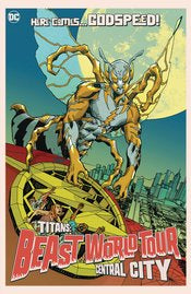 Titans: Beast World Tour - Central City #1 Os Cvr B Hamner Csv