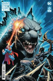 Justice League Vs Godzilla Vs Kong #4 (Of 6) Cvr C Godzi Var