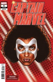 Captain Marvel (2023) #6 Mark Brooks Headshot Var