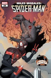 Miles Morales Spider-Man (2022) #24 Romy Jones Godzilla Var