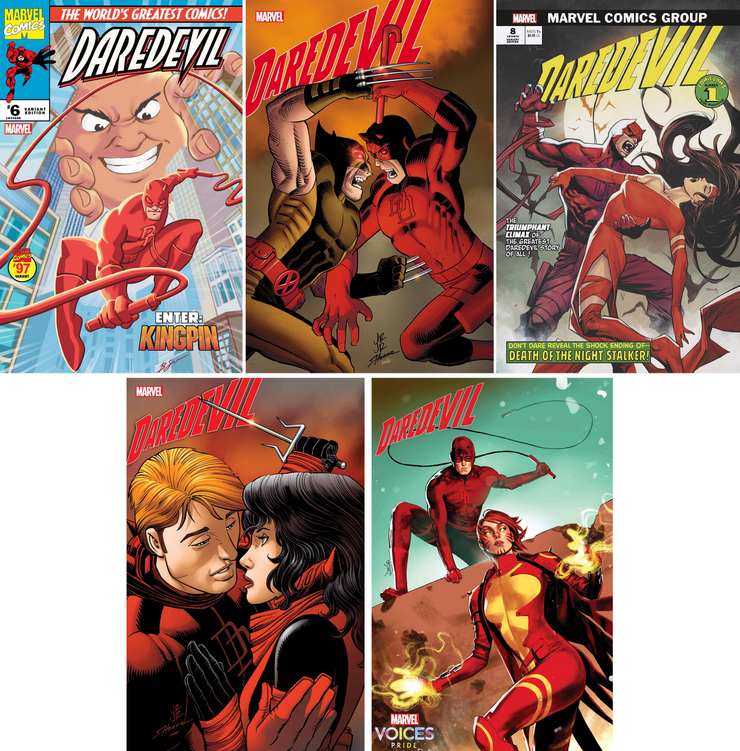 Daredevil (2023) #6 - #10 CF COLL Mix Cvrs