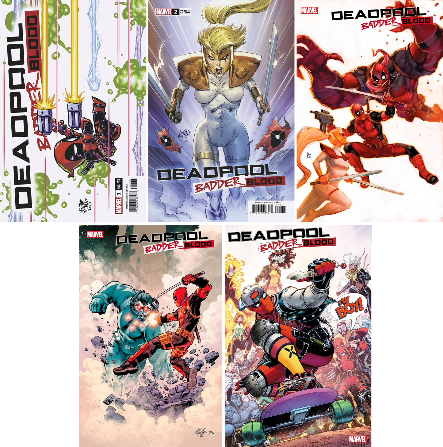 Deadpool: Badder Blood #1 - #5 (Of 5) CF COLL Var Cvrs