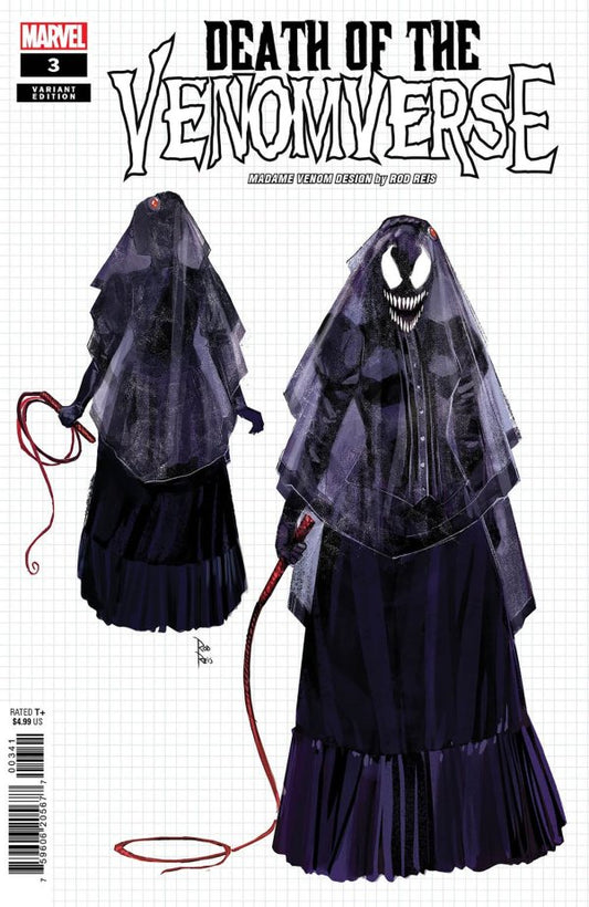 Death Of Venomverse #3 (Of 5) Rod Reis Design Var